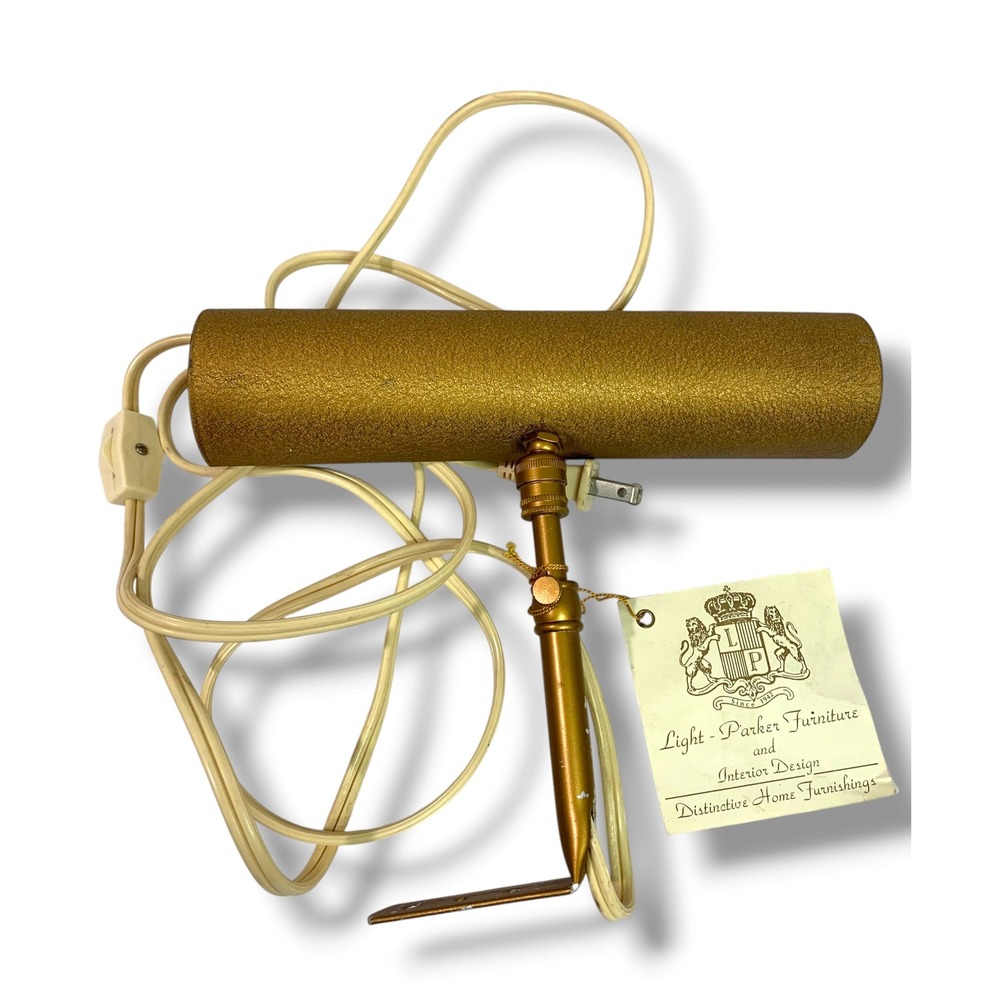 House of Troy T9-2 Gold 9 Inch Adjustable Picture Light Plug In